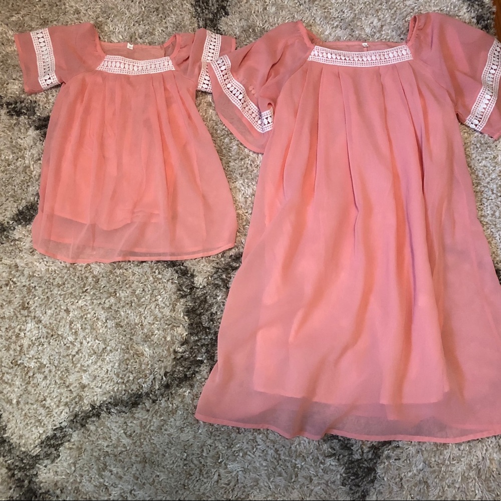 Mommy and me matching dresses